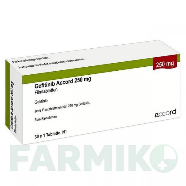 ГЕФІТИНІБ (GEFITINIB) 250 мг таблетки 30 шт - Гефітиніб ACCORD HEALTHCARE