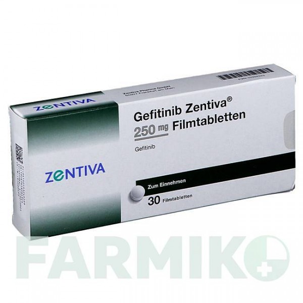 ГЕФИТИНИБ (GEFITINIB) 250 мг таблетки 30 шт - Гефитиниб ZENTIVA