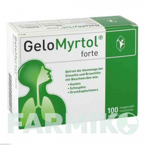 ГЕЛОМИРТОЛ (GELOMYRTOL) капсулы 100 шт - Эвкалиптовое масло, Другое G.POHL-BOSKAMP