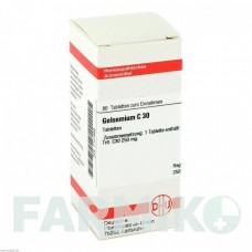 ГЕЛЬСЕМИУМ (GELSEMIUM) C 30 таблетки 80 шт - Гомеопатия DHU