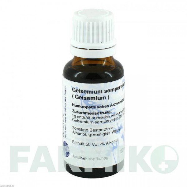 ГЕЛЬСЕМИУМ (GELSEMIUM) D 12 раствор 20 мл - Гомеопатия HANOSAN