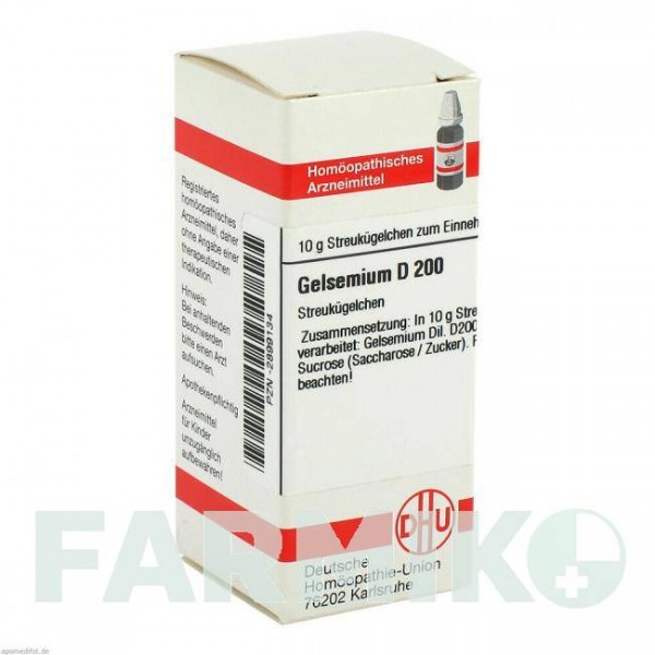 ГЕЛЬСЕМІУМ (GELSEMIUM) D 200 глобули 10 г - Гомеопатія DHU
