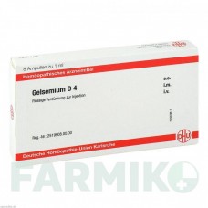 ГЕЛЬСЕМИУМ (GELSEMIUM) D 4 ампулы 8x1 мл - Гомеопатия DHU