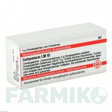 ГЕЛЬСЕМИУМ (GELSEMIUM) LM VI глобули 5 г - Гомеопатия DHU