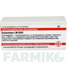 ГЕЛЬСЕМИУМ (GELSEMIUM) LM XVIII глобули 5 г - Гомеопатия DHU