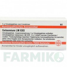 ГЕЛЬСЕМИУМ (GELSEMIUM) LM XXX глобули 5 г - Гомеопатия DHU