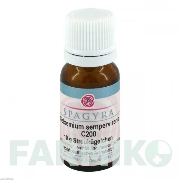 ГЕЛЬЗЕМІУМ СЕМПЕРВІРЕНС (GELSEMIUM SEMPERVIRENS) C 200 глобули 10 г - Гомеопатія SPAGYRA