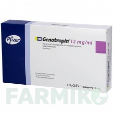 ГЕНОТРОПІН (GENOTROPIN) 12 мг/мл порошок 1 шт - Соматропін ABACUS MEDICINE
