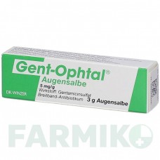 ГЕНТ ОФТАЛ (GENT OPHTAL) мазь 3 г - Гентамицин DR.WINZER PHARMA