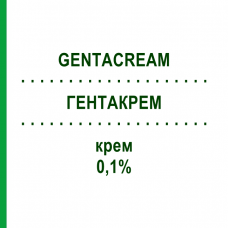 ГЕНТАКРЕМ (GENTACREAM) 0,1% крем 30 г - Гентаміцин DECA LABORATORIO