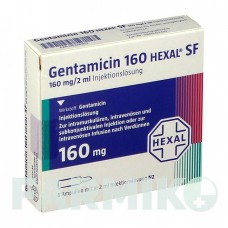 ГЕНТАМІЦИН (GENTAMICIN) 160 розчин 5 шт - Гентаміцин HEXAL