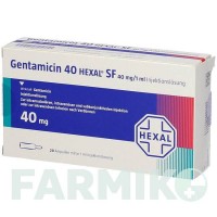 ГЕНТАМІЦИН (GENTAMICIN) 40 розчин 10 шт - Гентаміцин HEXAL