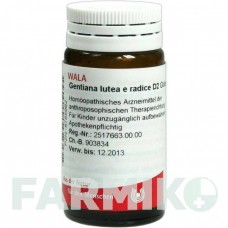 ГЕНТІАНА ЛУТЕА (GENTIANA LUTEA) D 2 глобули 20 г - Гомеопатія WALA HEILMITTEL