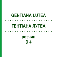 ГЕНТИАНА ЛУТЕА (GENTIANA LUTEA) D 4 раствор 20 мл - Гомеопатия DHU
