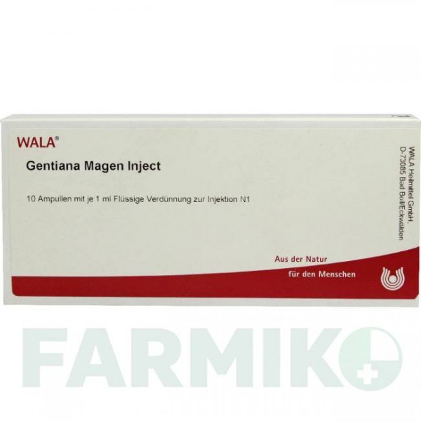 ГЕНТІАНА МАГЕН (GENTIANA MAGEN) ампули 10x1 мл - Гомеопатія WALA HEILMITTEL