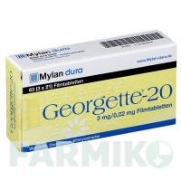 ДЖОРДЖЕТТ (GEORGETTE) 3 мг/0,02 мг таблетки 63 шт - Дроспиренон, Этинилэстрадиол VIATRIS