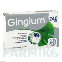 ГІНГІУМ (GINGIUM) 240 мг таблетки 60 шт - Екстракт листя гінкго білоба HEXAL