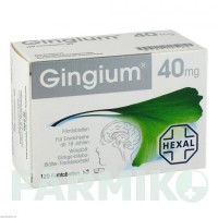 ГІНГІУМ (GINGIUM) 40 мг таблетки 120 шт - Екстракт листя гінкго білоба HEXAL