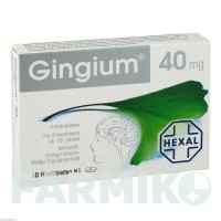 ГИНГИУМ (GINGIUM) таблетки 30 шт - Экстракт листьев гинкго билоба HEXAL