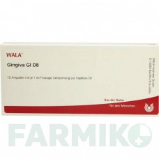 ГІНГІВА (GINGIVA) D 8 ампули 10x1 мл - Гомеопатія WALA HEILMITTEL