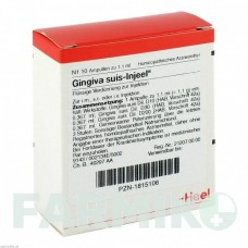 ГИНГИВА СУИС (GINGIVA SUIS) ампулы 10 шт - Гомеопатия BIOLOGISCHE HEILMITTEL HEEL