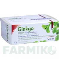 ГИНКГО (GINKGO) 40 мг таблетки 120 шт - Екстракт листя гінкго білоба STADA