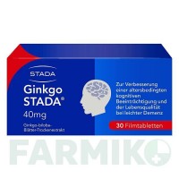 ГИНКГО (GINKGO) 40 мг таблетки 30 шт - Экстракт листьев гинкго билоба STADA