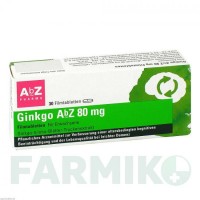 ГИНКГО (GINKGO) 80 мг таблетки 30 шт - Екстракт листя гінкго білоба ABZ PHARMA