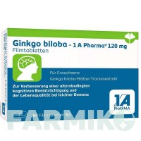 ГИНКГО БИЛОБА (GINKGO BILOBA) 120 мг таблетки 60 шт - Экстракт листьев гинкго билоба 1 A PHARMA