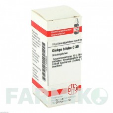 ГИНКГО БИЛОБА (GINKGO BILOBA) C 30 глобули 10 г - Гомеопатия DHU