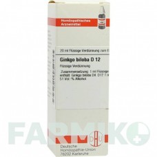 ГИНКГО БИЛОБА (GINKGO BILOBA) D 12 раствор 20 мл - Гомеопатия DHU