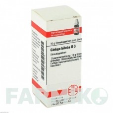 ГИНКГО БИЛОБА (GINKGO BILOBA) D 3 глобули 10 г - Гомеопатия DHU