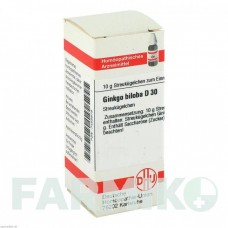 ГИНКГО БИЛОБА (GINKGO BILOBA) D 30 глобули 10 г - Гомеопатия DHU
