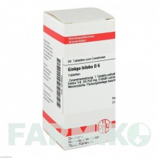 ГИНКГО БИЛОБА (GINKGO BILOBA) D 6 таблетки 80 шт - Гомеопатия DHU