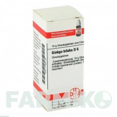ГИНКГО БИЛОБА (GINKGO BILOBA) D 6 глобули 10 г - Гомеопатия DHU
