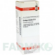 ГИНКГО БИЛОБА (GINKGO BILOBA) D 6 раствор 20 мл - Гомеопатия DHU