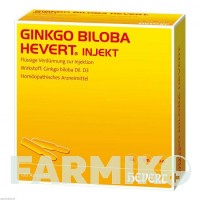 ГІНКГО БІЛОБА (GINKGO BILOBA) ампули 100 шт - Гомеопатія HEVERT