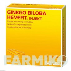 ГИНКГО БИЛОБА (GINKGO BILOBA) ампулы 100 шт - Гомеопатия HEVERT