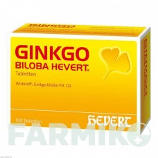 ГИНКГО БИЛОБА (GINKGO BILOBA) таблетки 100 шт - Гомеопатия HEVERT