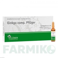 ГИНКГО КОМП (GINKGO COMP) ампулы 10 шт - Гомеопатия HOMOOPATHISCHES ALEXANDER PFLUGER