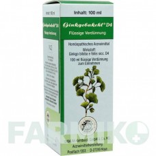 ГИНКГОБАКЕЛЬ (GINKGOBAKEHL) D 4 капли 100 мл - Гомеопатия SANUM-KEHLBECK