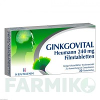 ГІНКГОВІТАЛ (GINKGOVITAL) 240 мг таблетки 30 шт - Екстракт листя гінкго білоба HEUMANN PHARMA