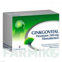 ГІНКГОВІТАЛ (GINKGOVITAL) 240 мг таблетки 120 шт - Екстракт листя гінкго білоба HEUMANN PHARMA