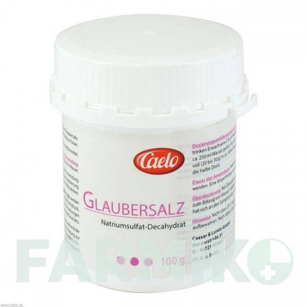 ГЛАУБЕРСАЛЬЦ (GLAUBERSALZ) порошок 100 г - Сульфат натрия CAESAR & LORETZ