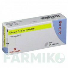 ГЛЕПАРК (GLEPARK) 0,18 мг таблетки 30 шт - Прамипексол GLENMARK