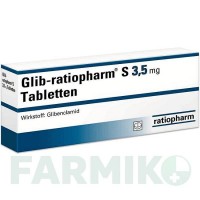 ГЛИБ (GLIB) 3,5 мг таблетки 120 шт - Глибенкламид RATIOPHARM