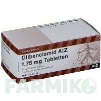ГЛИБЕНКЛАМИД (GLIBENCLAMID) 1,75 мг таблетки 180 шт - Глибенкламид ABZ PHARMA