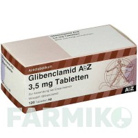 ГЛІБЕНКЛАМІД (GLIBENCLAMID) 3,5 мг таблетки 120 шт - Глібенкламід ABZ PHARMA