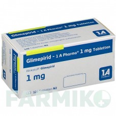 ГЛИМЕПИРИД (GLIMEPIRID) 1 мг таблетки 120 шт - Глимепирид 1 A PHARMA
