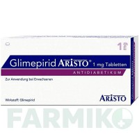 ГЛИМЕПИРИД (GLIMEPIRID) 1 мг таблетки 120 шт - Глимепирид ARISTO PHARMA